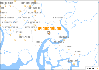 map of Ifiang Nsung