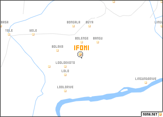 map of Ifomi