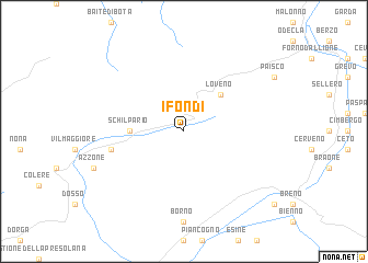 map of I Fondi