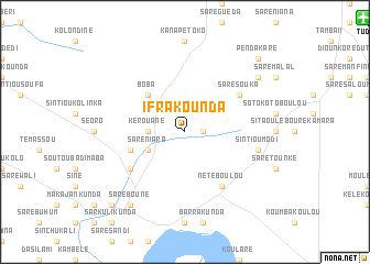 map of Ifra Kounda