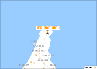 map of Ifri n Dounch