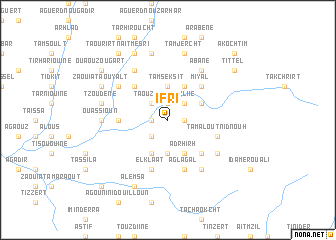 map of Ifri