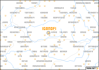 map of Iganofi