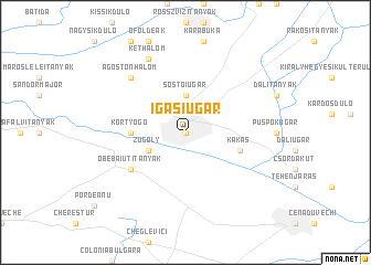 map of Igásiugar