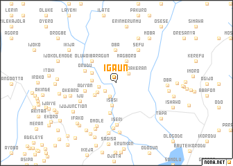 map of Igaun