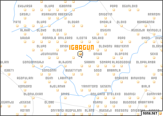 map of Igbagun