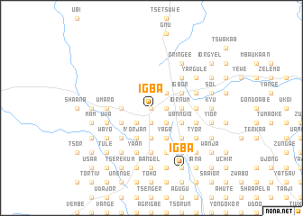 map of Igba