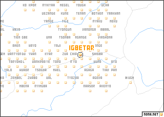 map of Igbetar