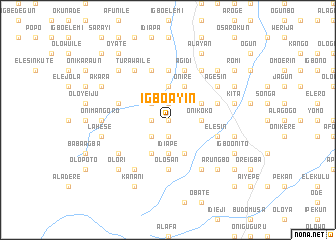 map of Igboayin
