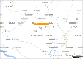 map of Igbodoko