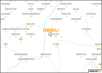 map of Igbogili