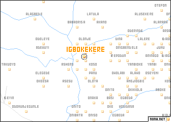 map of Igbo Kekere