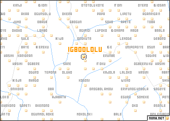 map of Igbo Ololu
