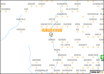 map of Igbuekhue