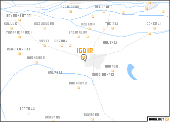 map of Iğdır