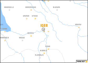 map of Igea
