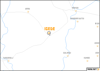 map of Igede