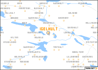 map of Igelhult