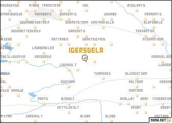 map of Igersdela