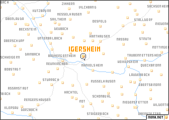 map of Igersheim