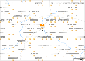 map of Igé