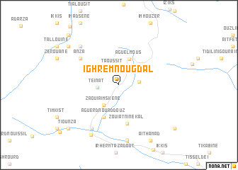 map of Ighrem nʼOugdal