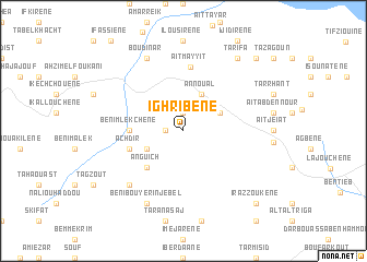 map of Ighribene