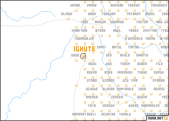 map of Ighute
