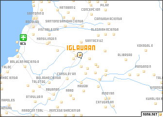 map of Iglauaan