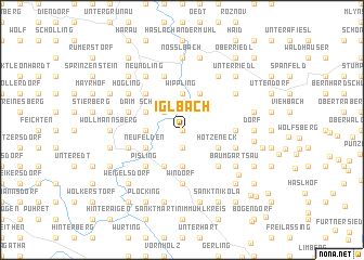 map of Iglbach