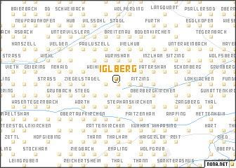 map of Iglberg