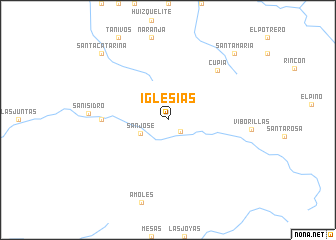 map of Iglesias