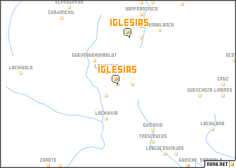 map of Iglesias