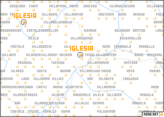 map of Iglesia