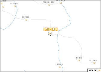 map of Ignacio