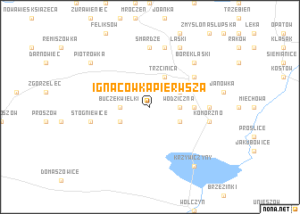 map of Ignacówka Pierwsza