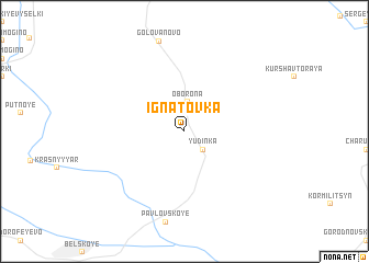 map of Ignatovka