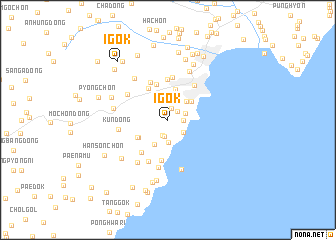 map of Igok