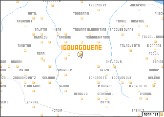 map of Igouagouene