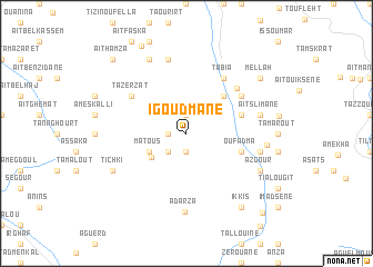 map of Igoudmane