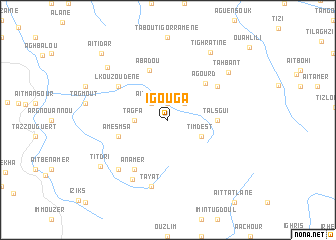 map of Igouga