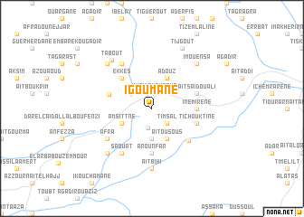 map of Igoumane