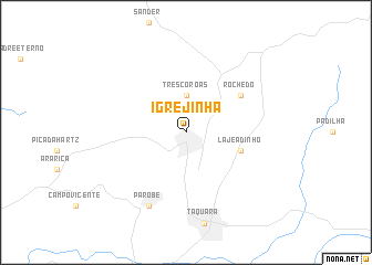 map of Igrejinha