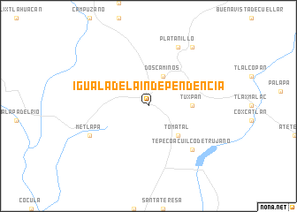 map of Iguala de la Independencia