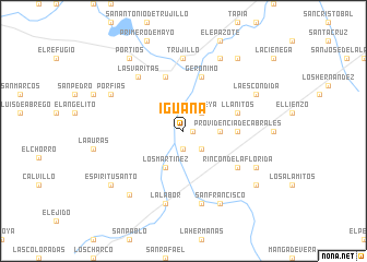 map of Iguana