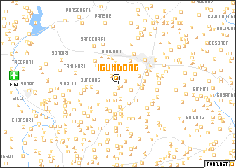 map of Igŭm-dong