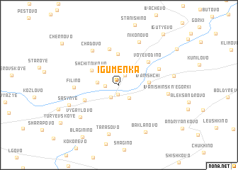 map of Igumenka