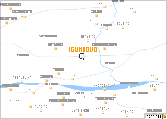 map of Igumnovo