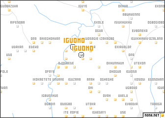 map of Iguomo