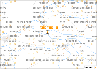 map of Īgūr-e Bālā